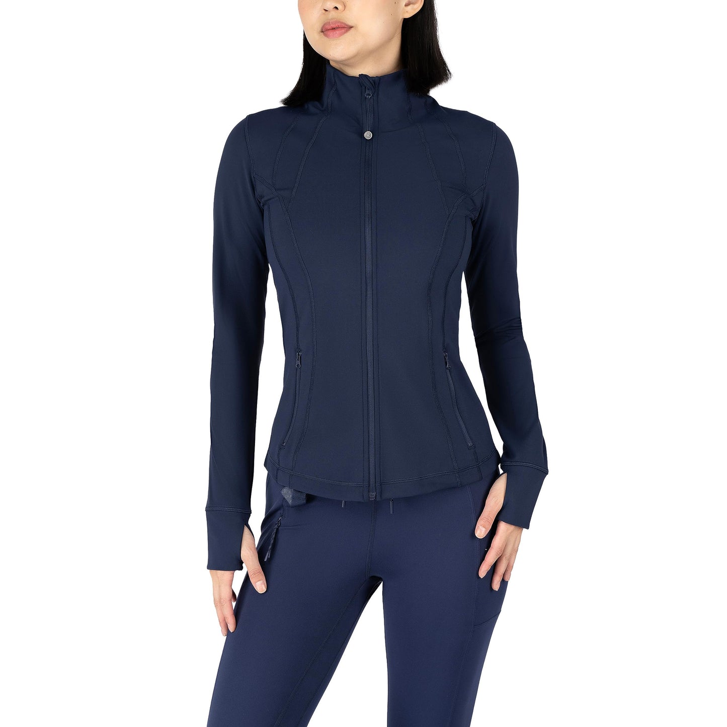 90 Degree By Reflex Women’s Lightweight, Full Zip Running Track Jacket