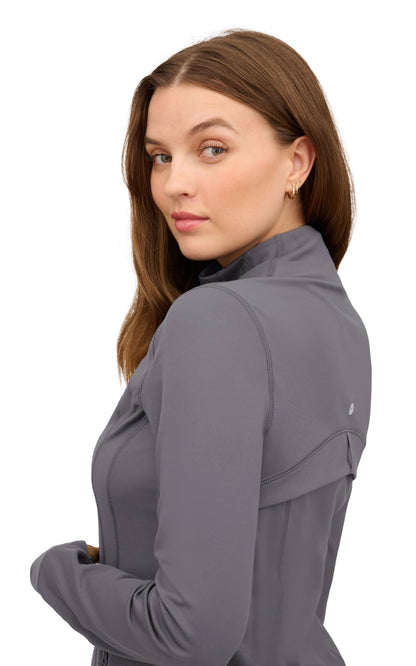 90 Degree By Reflex Women’s Lightweight, Full Zip Running Track Jacket