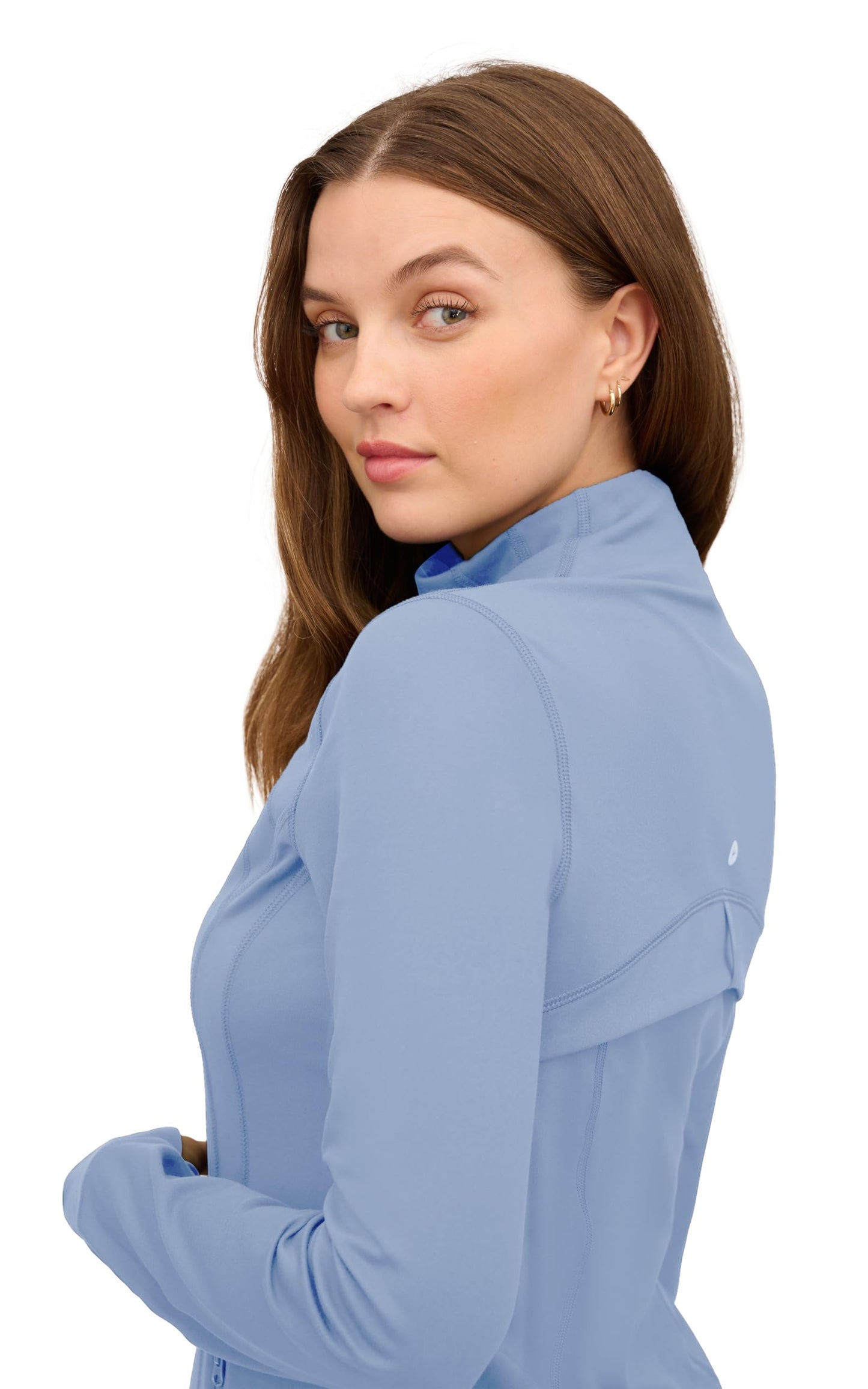 90 Degree By Reflex Women’s Lightweight, Full Zip Running Track Jacket