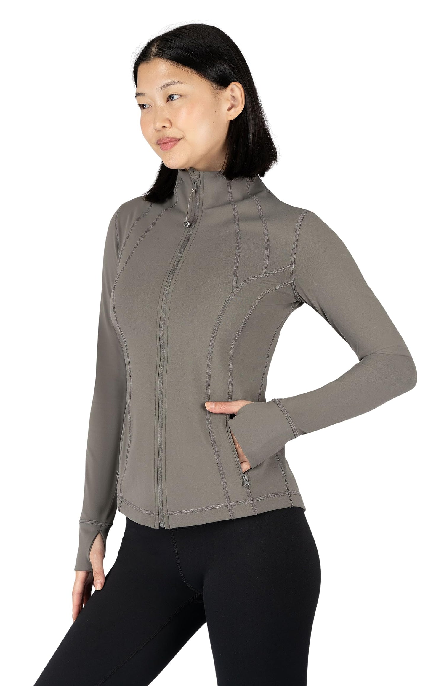 90 Degree By Reflex Women’s Lightweight, Full Zip Running Track Jacket