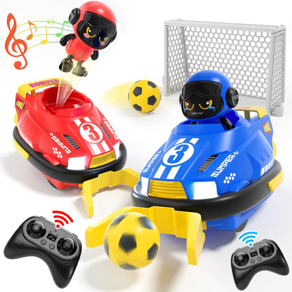 2-Pack Remote Control Bumper RC Cars for Kids