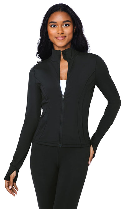 90 Degree By Reflex Women’s Lightweight, Full Zip Running Track Jacket