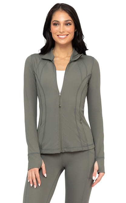 90 Degree By Reflex Women’s Lightweight, Full Zip Running Track Jacket