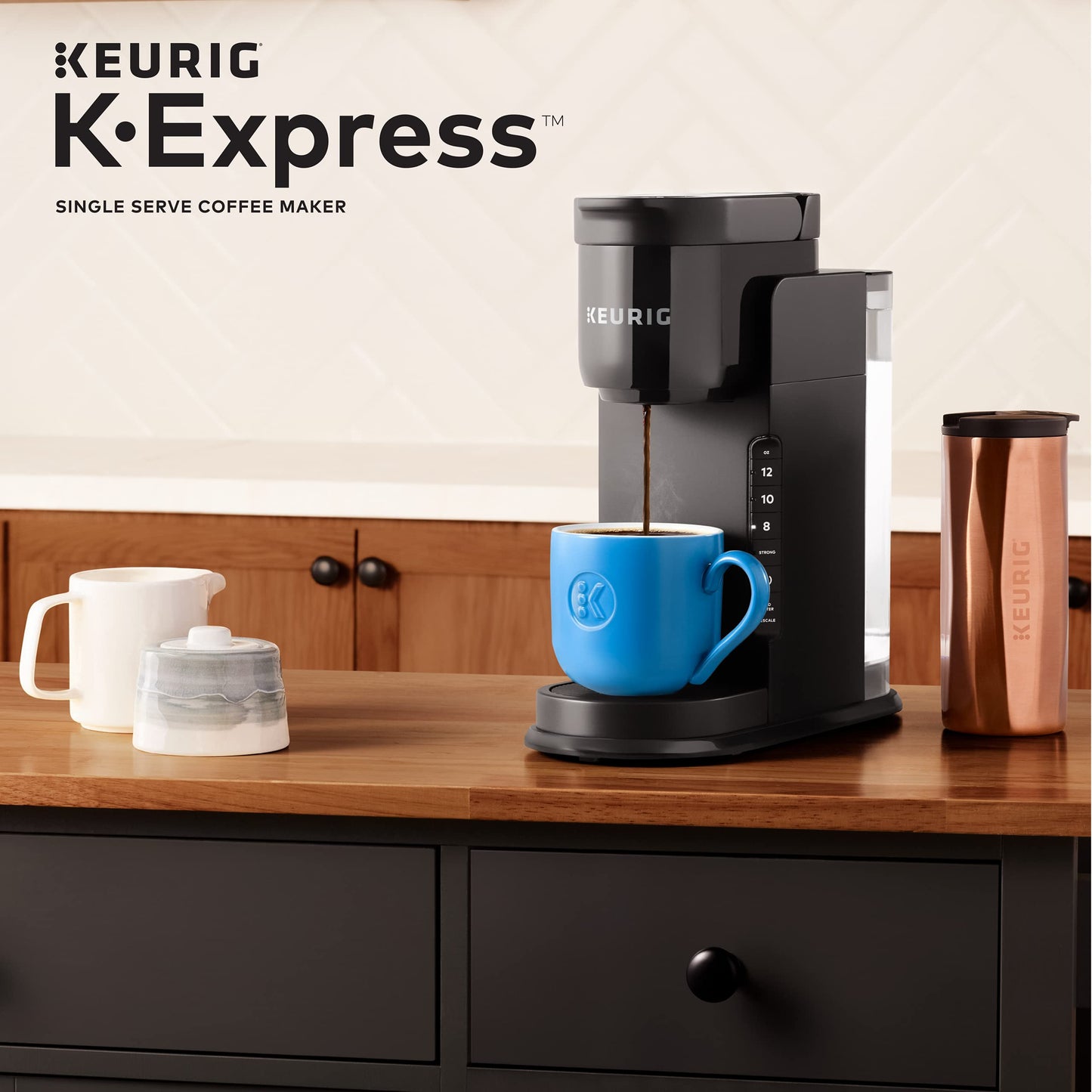 Keurig K-Express Single Serve Coffee Maker - 3 Brew Sizes with Strong Button