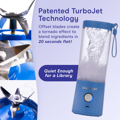 BlendJet 2 Portable Blender - USB-C Rechargeable 16oz Personal Blender