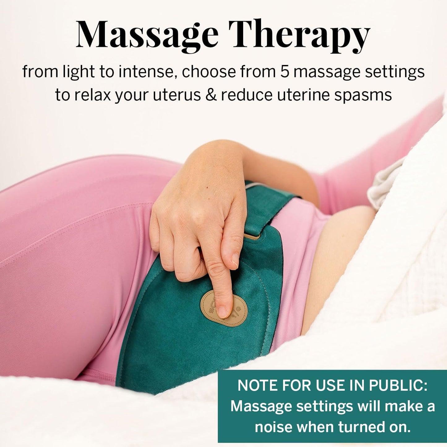 Pixie Period Heating Pad for Cramps - Thinnest Wearable Heating Pad for Feminine Care - Unnoticeable Under Clothes - Best Portable Heat Belt for Menstrual Pain Relief - FSA Eligible and HSA Eligible