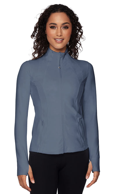 90 Degree By Reflex Women’s Lightweight, Full Zip Running Track Jacket