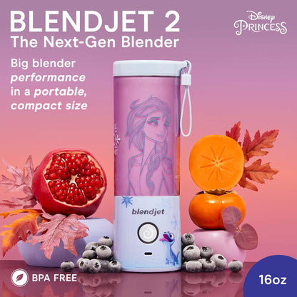 BlendJet 2 Portable Blender - USB-C Rechargeable 16oz Personal Blender