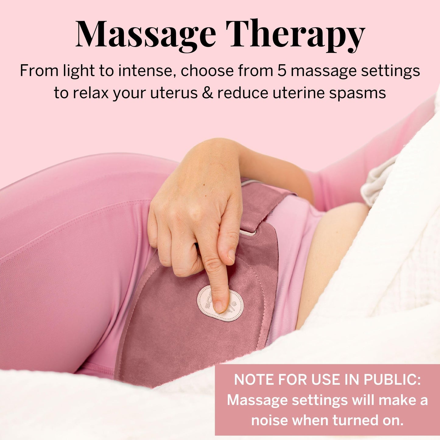 Pixie Period Heating Pad for Cramps - Thinnest Wearable Heating Pad for Feminine Care - Unnoticeable Under Clothes - Best Portable Heat Belt for Menstrual Pain Relief - FSA Eligible and HSA Eligible