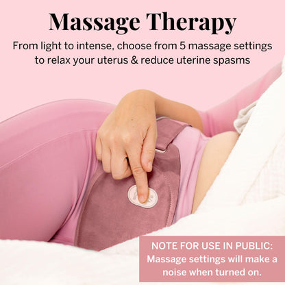 Pixie Period Heating Pad for Cramps - Thinnest Wearable Heating Pad for Feminine Care - Unnoticeable Under Clothes - Best Portable Heat Belt for Menstrual Pain Relief - FSA Eligible and HSA Eligible