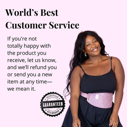 Pixie Period Heating Pad for Cramps - Thinnest Wearable Heating Pad for Feminine Care - Unnoticeable Under Clothes - Best Portable Heat Belt for Menstrual Pain Relief - FSA Eligible and HSA Eligible