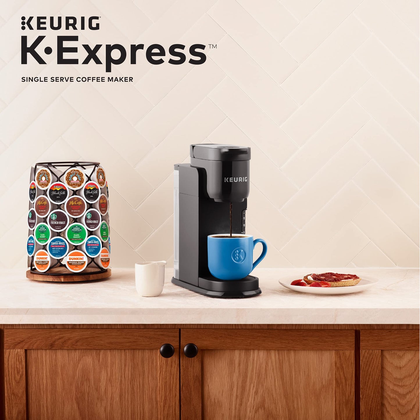 Keurig K-Express Single Serve Coffee Maker - 3 Brew Sizes with Strong Button