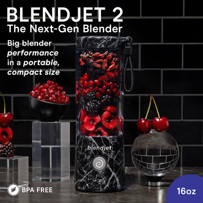 BlendJet 2 Portable Blender - USB-C Rechargeable 16oz Personal Blender
