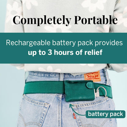 Pixie Period Heating Pad for Cramps - Thinnest Wearable Heating Pad for Feminine Care - Unnoticeable Under Clothes - Best Portable Heat Belt for Menstrual Pain Relief - FSA Eligible and HSA Eligible