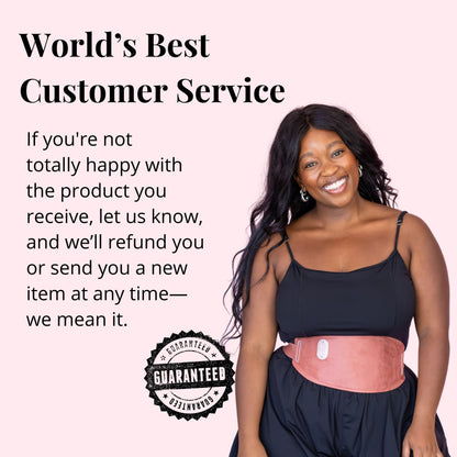 Pixie Period Heating Pad for Cramps - Thinnest Wearable Heating Pad for Feminine Care - Unnoticeable Under Clothes - Best Portable Heat Belt for Menstrual Pain Relief - FSA Eligible and HSA Eligible