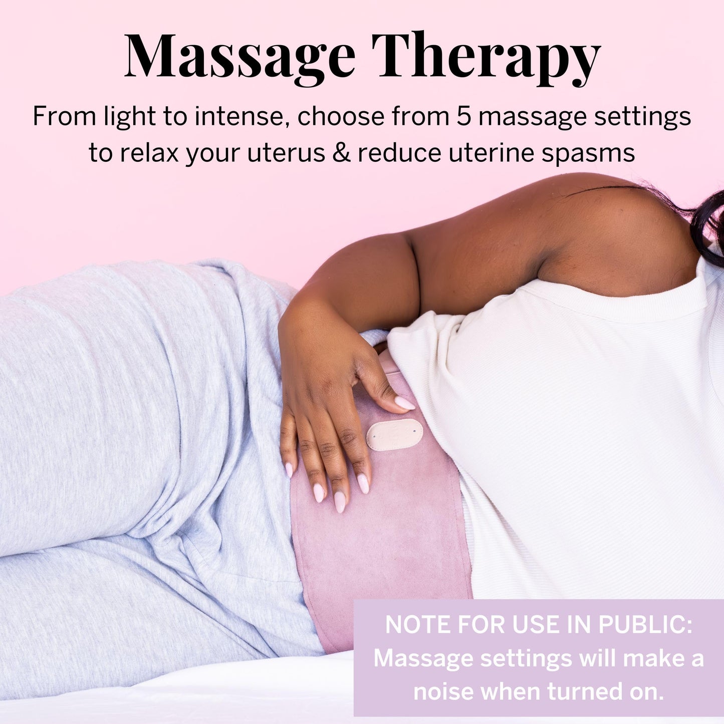 Pixie Period Heating Pad for Cramps - Thinnest Wearable Heating Pad for Feminine Care - Unnoticeable Under Clothes - Best Portable Heat Belt for Menstrual Pain Relief - FSA Eligible and HSA Eligible