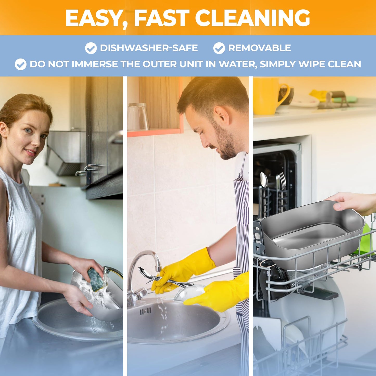 FORABEST Electric Heated Lunch Box 1.5L – Portable Leakproof Food Warmer with Thermal Bag