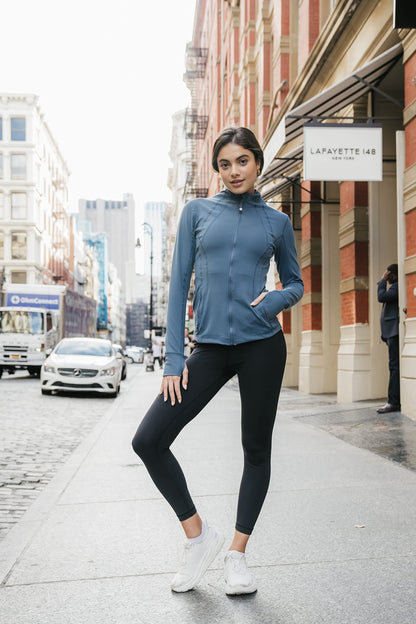 90 Degree By Reflex Women’s Lightweight, Full Zip Running Track Jacket