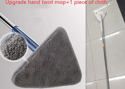 Triangle Mop 360° Rotatable – Extendable Deep Floor & Wall Cleaner