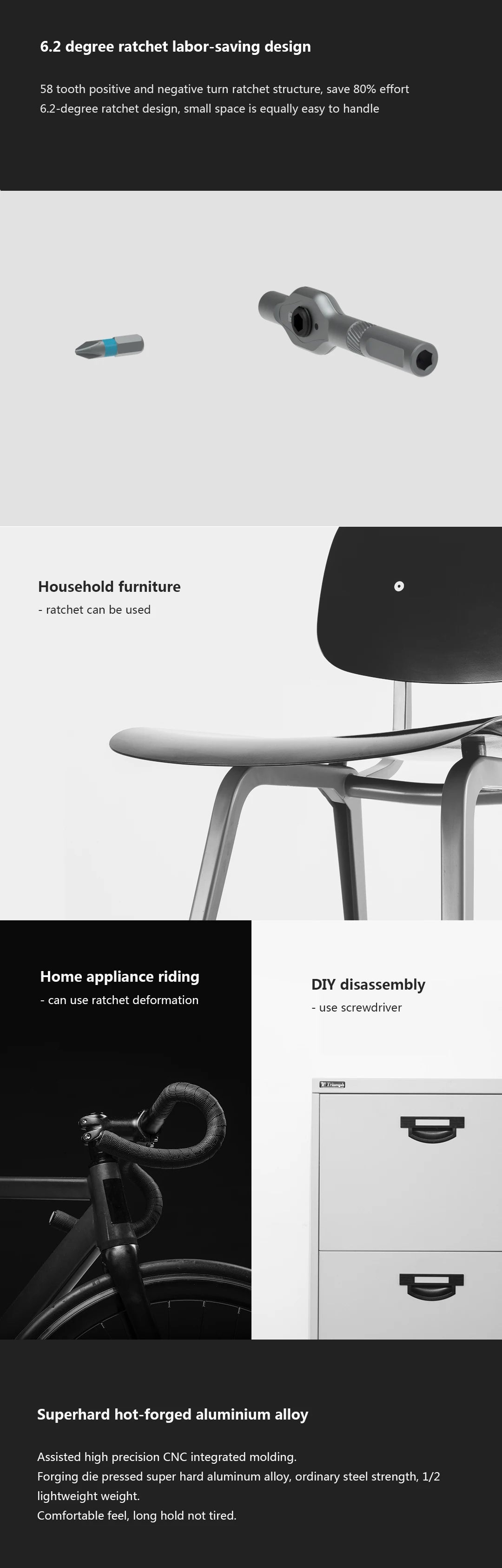 DUKA RS1 Premium Quality 24-in-1 Ratchet Screwdriver Set – Magnetic DIY Tool Kit