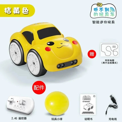 RC Intelligent Sensor Remote Control Cartoon Mini Electric Car Smart Music Lighting Children Toys Gift