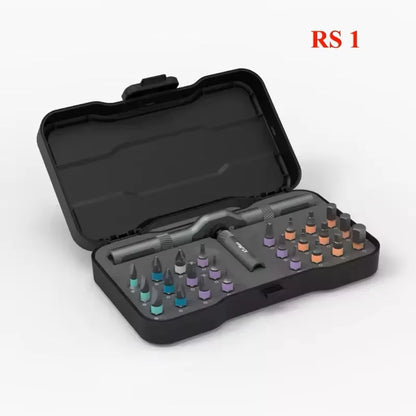 DUKA RS1 Premium Quality 24-in-1 Ratchet Screwdriver Set – Magnetic DIY Tool Kit