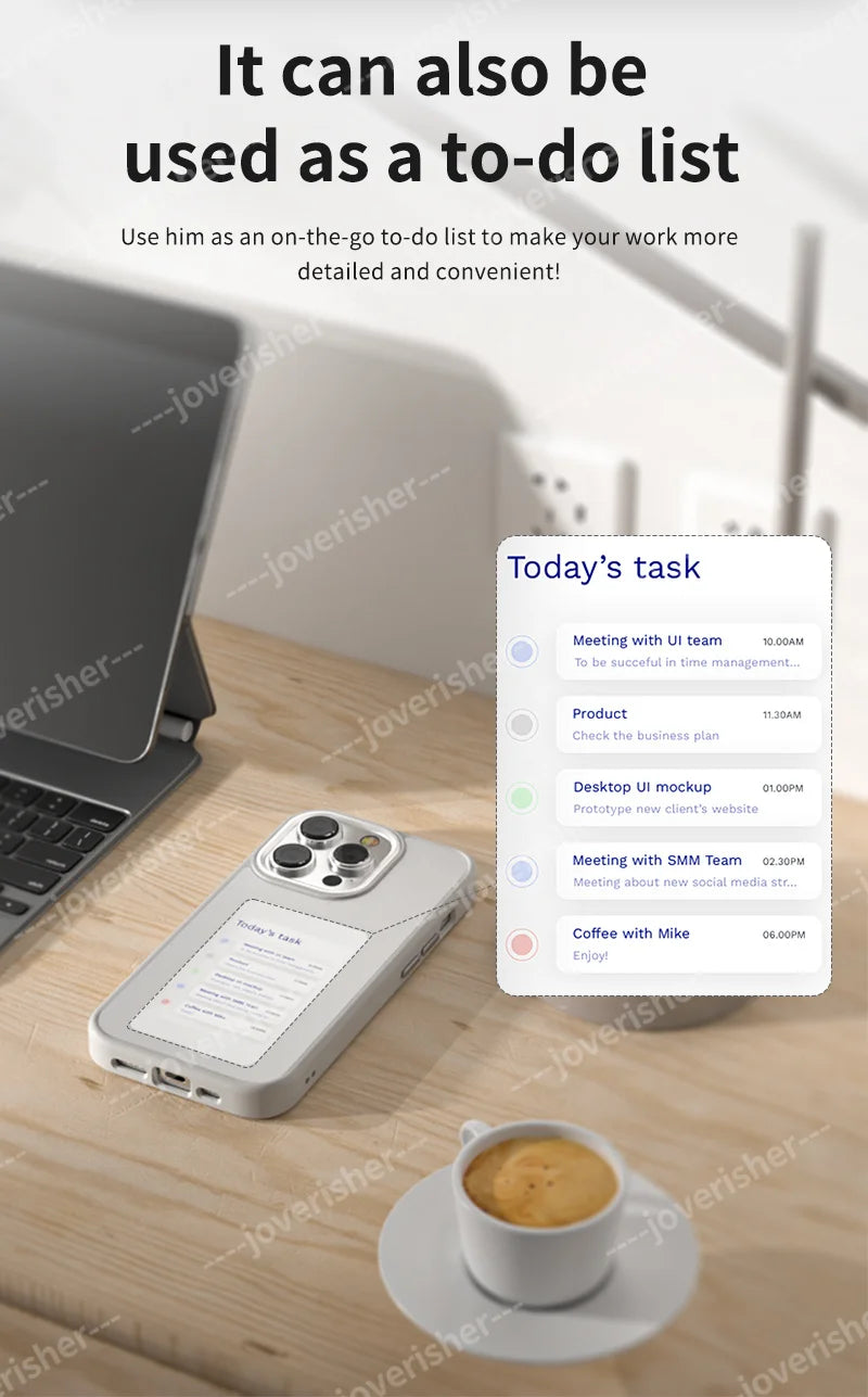 NFC DIY Picture Ink Phone Case for iPhone 14–16 Pro Max – Cartoon Protective Cover, Battery-Free Customizable Case