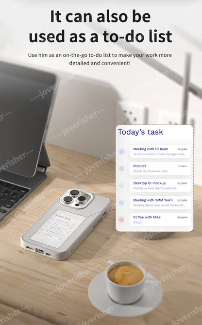 NFC DIY Picture Ink Phone Case for iPhone 14–16 Pro Max – Cartoon Protective Cover, Battery-Free Customizable Case