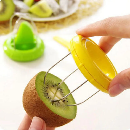 Quick Kiwi Peeler & Cutter - 2-in-1 Stainless Steel Fruit Tool