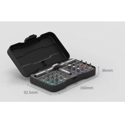 DUKA RS1 Premium Quality 24-in-1 Ratchet Screwdriver Set – Magnetic DIY Tool Kit