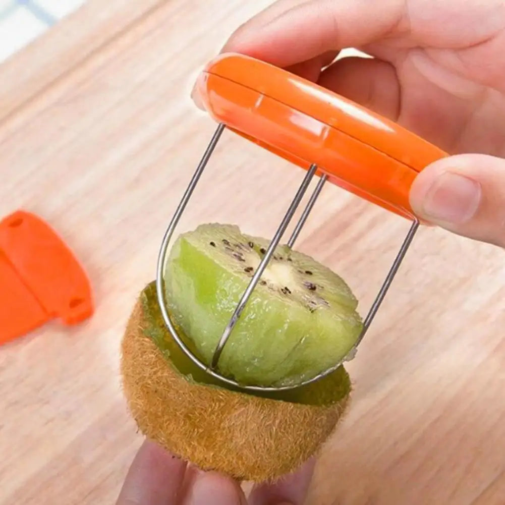 Quick Kiwi Peeler & Cutter - 2-in-1 Stainless Steel Fruit Tool