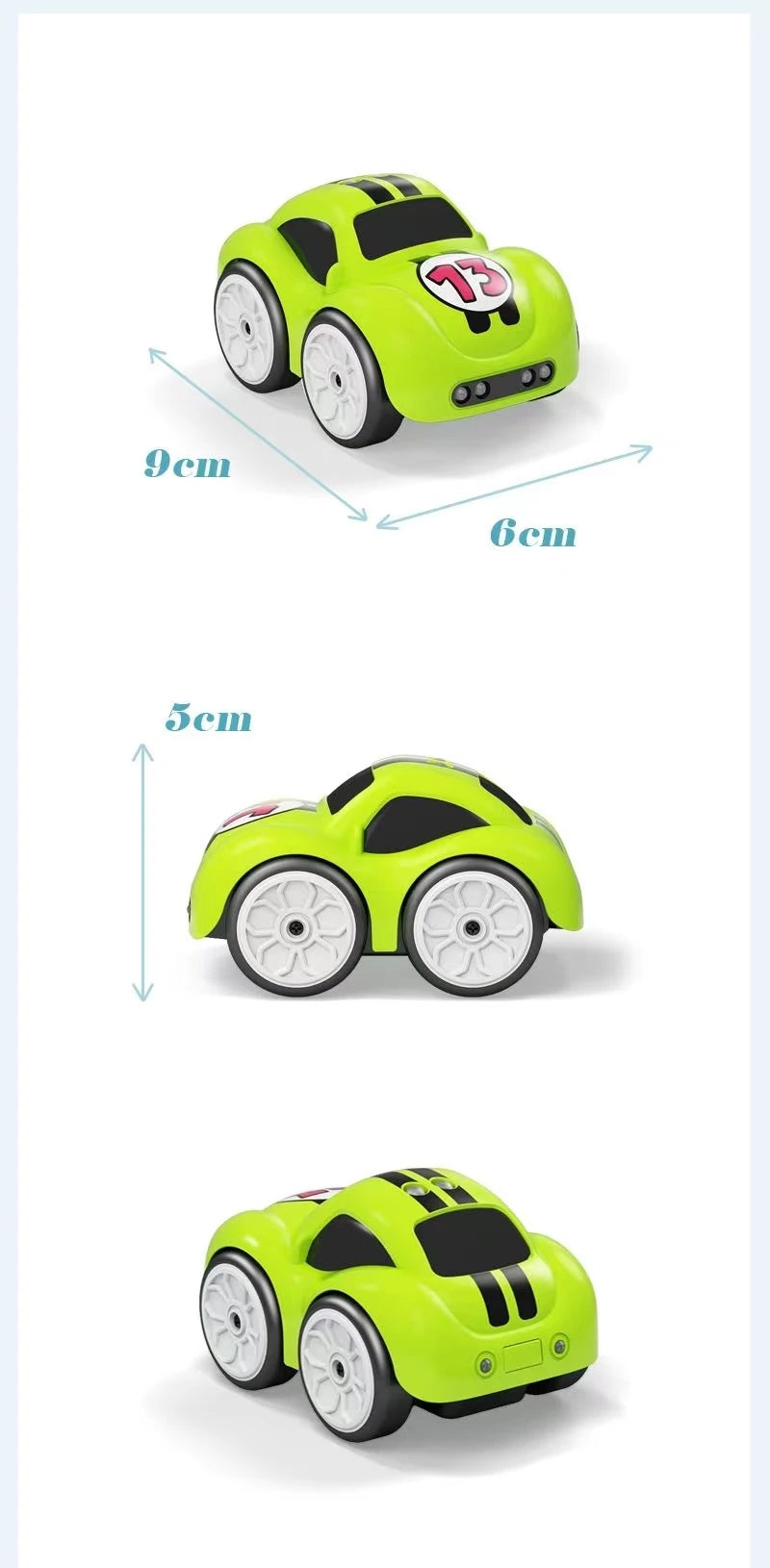 RC Intelligent Sensor Remote Control Cartoon Mini Electric Car Smart Music Lighting Children Toys Gift