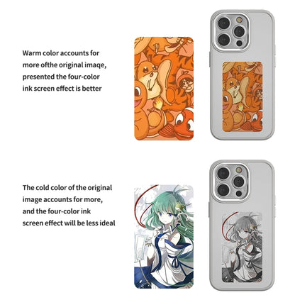 NFC DIY Picture Ink Phone Case for iPhone 14–16 Pro Max – Cartoon Protective Cover, Battery-Free Customizable Case