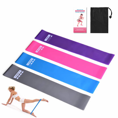 Resistance Bands for Fitness – Elastic Booty & Bodybuilding Rubber Bands for Gym, Yoga & Sports