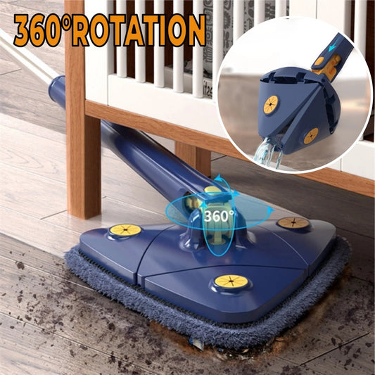 Triangle Mop 360° Rotatable – Extendable Deep Floor & Wall Cleaner